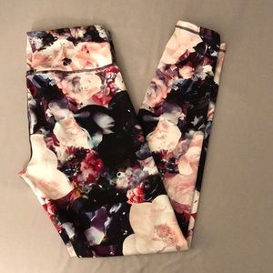 Old Navy Leggings Tall Large Flower High Waisted